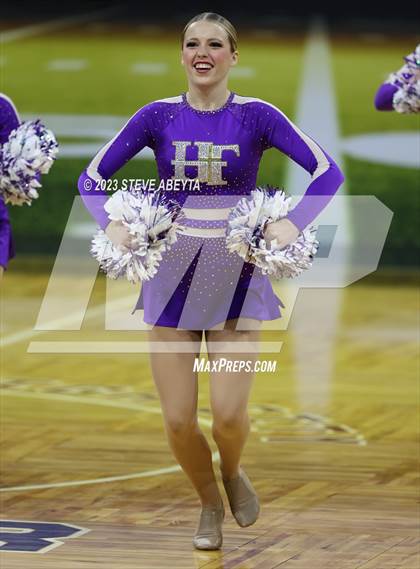 Thumbnail 2 in Holy Family CHSAA Spirit Poms photogallery.