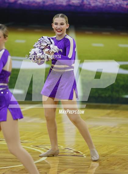Thumbnail 3 in Holy Family CHSAA Spirit Poms photogallery.