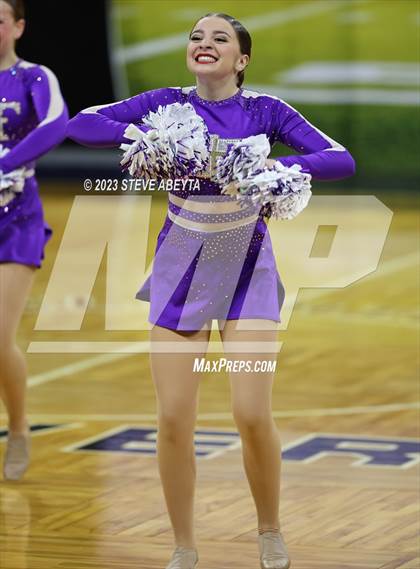 Thumbnail 3 in Holy Family CHSAA Spirit Poms photogallery.