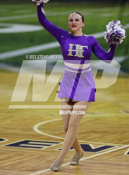 Thumbnail 2 in Holy Family CHSAA Spirit Poms photogallery.