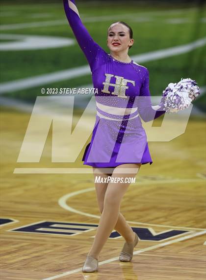Thumbnail 1 in Holy Family CHSAA Spirit Poms photogallery.