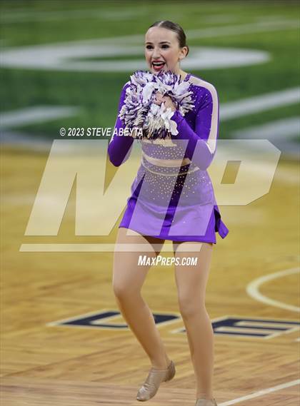 Thumbnail 1 in Holy Family CHSAA Spirit Poms photogallery.