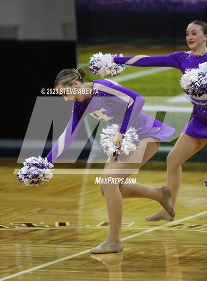 Thumbnail 2 in Holy Family CHSAA Spirit Poms photogallery.