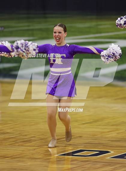 Thumbnail 2 in Holy Family CHSAA Spirit Poms photogallery.