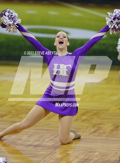 Thumbnail 2 in Holy Family CHSAA Spirit Poms photogallery.