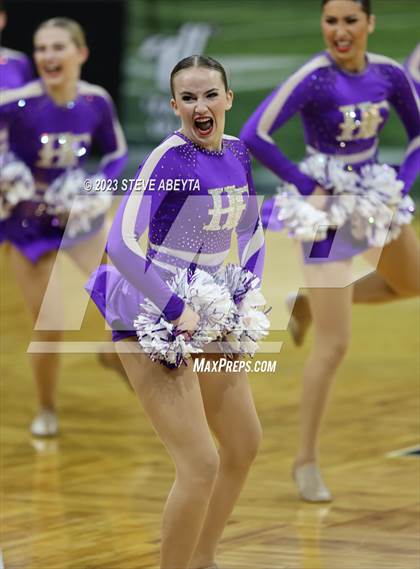Thumbnail 2 in Holy Family CHSAA Spirit Poms photogallery.