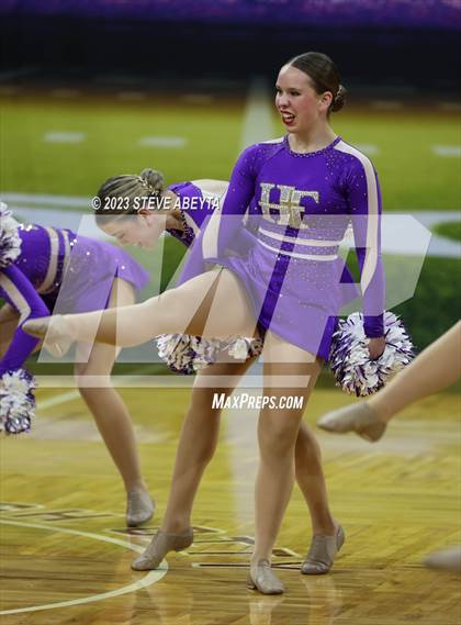 Thumbnail 1 in Holy Family CHSAA Spirit Poms photogallery.