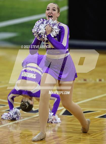 Thumbnail 2 in Holy Family CHSAA Spirit Poms photogallery.