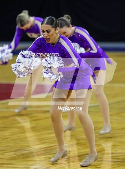 Thumbnail 3 in Holy Family CHSAA Spirit Poms photogallery.