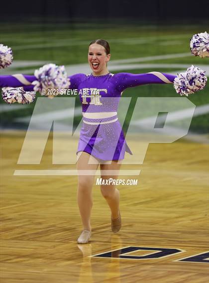 Thumbnail 1 in Holy Family CHSAA Spirit Poms photogallery.