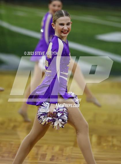 Thumbnail 3 in Holy Family CHSAA Spirit Poms photogallery.
