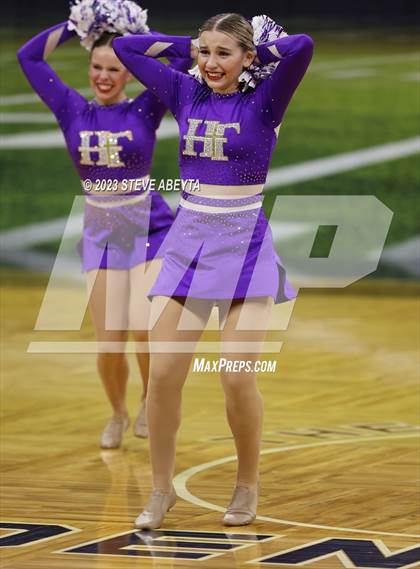 Thumbnail 3 in Holy Family CHSAA Spirit Poms photogallery.