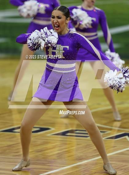 Thumbnail 3 in Holy Family CHSAA Spirit Poms photogallery.