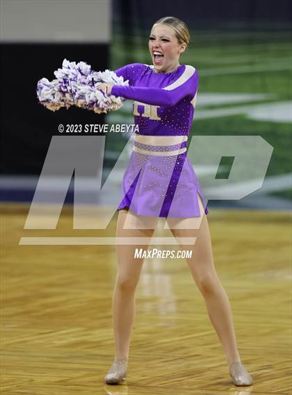Thumbnail 1 in Holy Family CHSAA Spirit Poms photogallery.