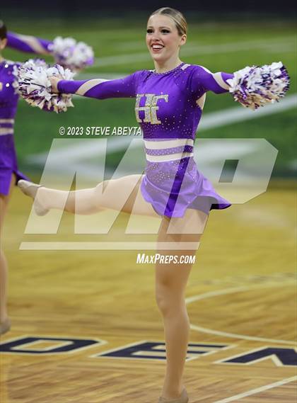 Thumbnail 2 in Holy Family CHSAA Spirit Poms photogallery.