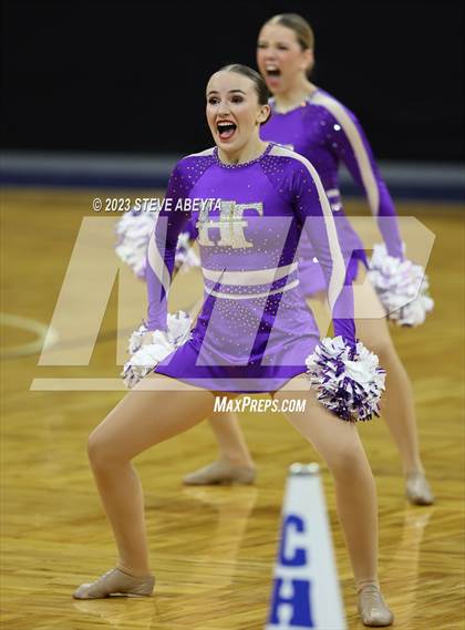 Thumbnail 2 in Holy Family CHSAA Spirit Poms photogallery.