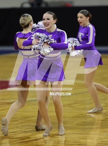 Thumbnail 2 in Holy Family CHSAA Spirit Poms photogallery.