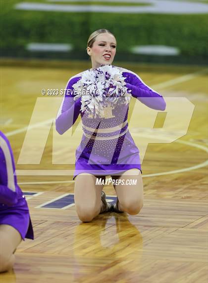 Thumbnail 1 in Holy Family CHSAA Spirit Poms photogallery.