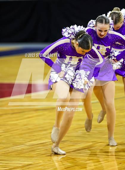Thumbnail 1 in Holy Family CHSAA Spirit Poms photogallery.