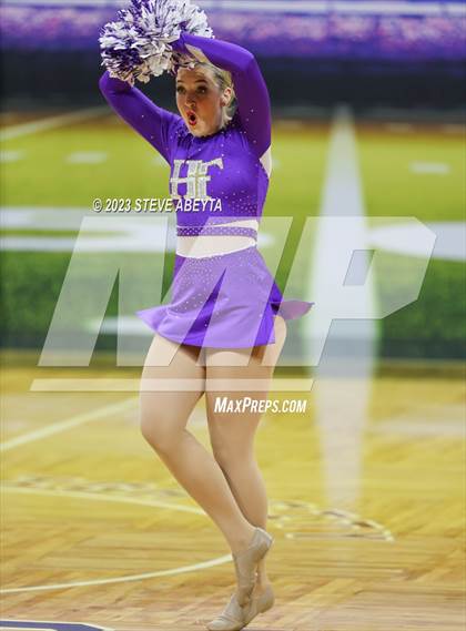 Thumbnail 2 in Holy Family CHSAA Spirit Poms photogallery.