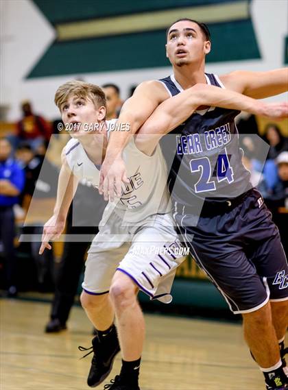 Thumbnail 1 in Bear Creek vs. Bradshaw Christian (NIKE Elk Grove vs. Stockton Challenge) photogallery.