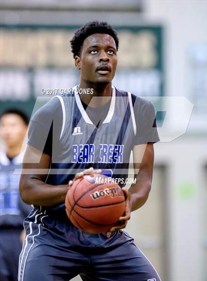 Thumbnail 2 in Bear Creek vs. Bradshaw Christian (NIKE Elk Grove vs. Stockton Challenge) photogallery.