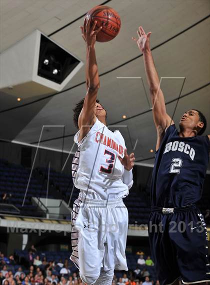 Thumbnail 3 in St. John Bosco vs. Chaminade (CIF SS DIV 3A Final) photogallery.