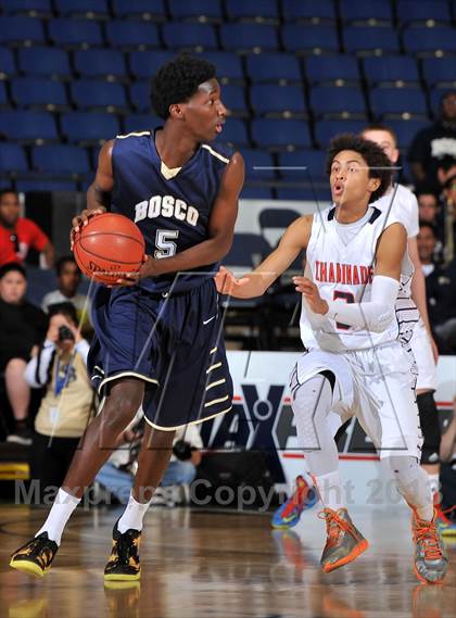 Thumbnail 3 in St. John Bosco vs. Chaminade (CIF SS DIV 3A Final) photogallery.