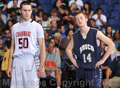 Thumbnail 2 in St. John Bosco vs. Chaminade (CIF SS DIV 3A Final) photogallery.
