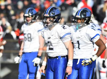 Thumbnail 2 in Lincoln-Way East vs Marist (IHSA Class 8A Semifinal) photogallery.