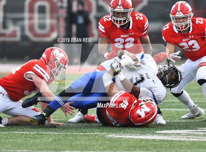 Thumbnail 1 in Lincoln-Way East vs Marist (IHSA Class 8A Semifinal) photogallery.