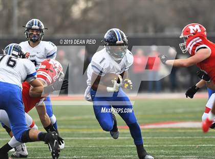 Thumbnail 1 in Lincoln-Way East vs Marist (IHSA Class 8A Semifinal) photogallery.