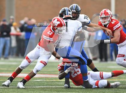 Thumbnail 2 in Lincoln-Way East vs Marist (IHSA Class 8A Semifinal) photogallery.