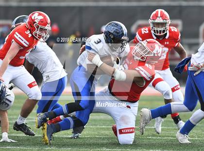 Thumbnail 1 in Lincoln-Way East vs Marist (IHSA Class 8A Semifinal) photogallery.