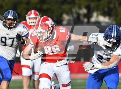 Thumbnail 1 in Lincoln-Way East vs Marist (IHSA Class 8A Semifinal) photogallery.