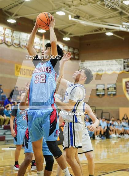 Thumbnail 2 in Smith Valley vs Owyhee (NIAA Class 1A State Quarterfinals) photogallery.