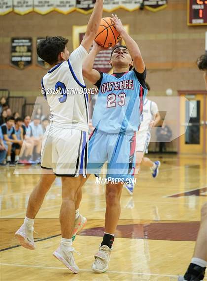 Thumbnail 1 in Smith Valley vs Owyhee (NIAA Class 1A State Quarterfinals) photogallery.