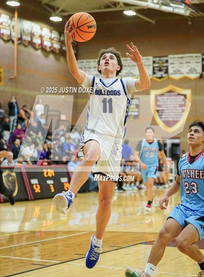Thumbnail 1 in Smith Valley vs Owyhee (NIAA Class 1A State Quarterfinals) photogallery.