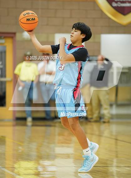 Thumbnail 2 in Smith Valley vs Owyhee (NIAA Class 1A State Quarterfinals) photogallery.