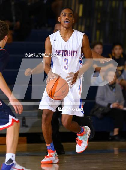 Thumbnail 1 in University vs. Brentwood School (MLK Day Showdown) photogallery.