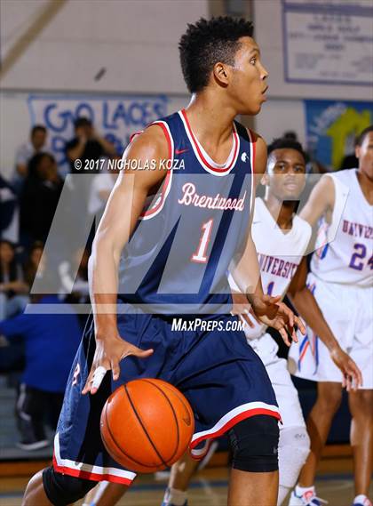 Thumbnail 1 in University vs. Brentwood School (MLK Day Showdown) photogallery.