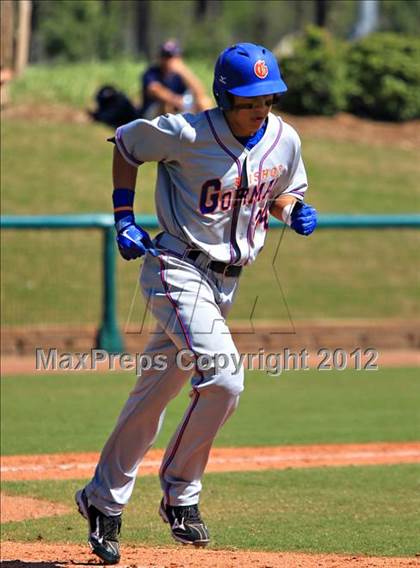 Thumbnail 1 in Bishop Gorman vs. Gulliver Prep (National High School Invitational) photogallery.