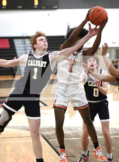 Thumbnail 2 in Calvary Chapel vs. California (Tustin Holiday Classic) photogallery.