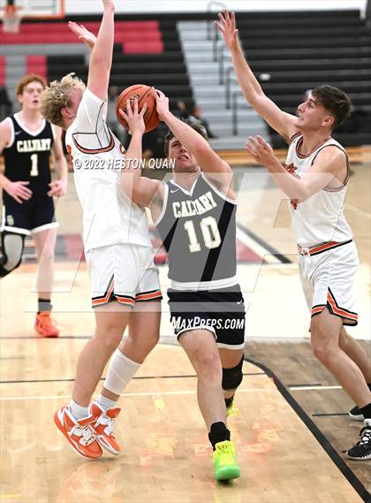 Thumbnail 2 in Calvary Chapel vs. California (Tustin Holiday Classic) photogallery.