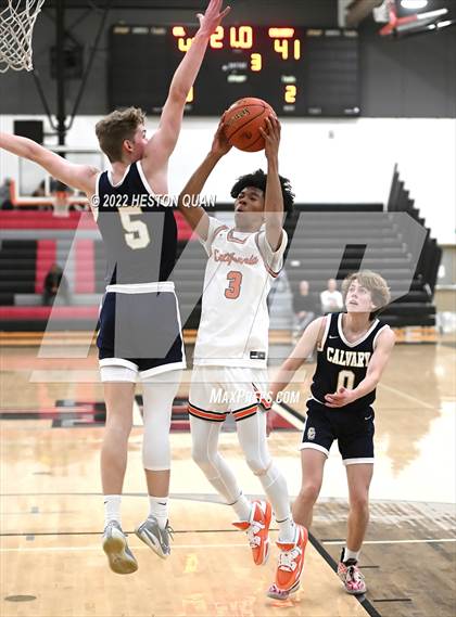 Thumbnail 3 in Calvary Chapel vs. California (Tustin Holiday Classic) photogallery.