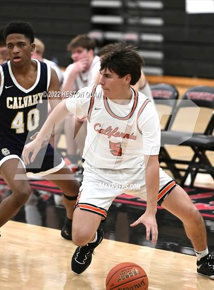 Thumbnail 3 in Calvary Chapel vs. California (Tustin Holiday Classic) photogallery.