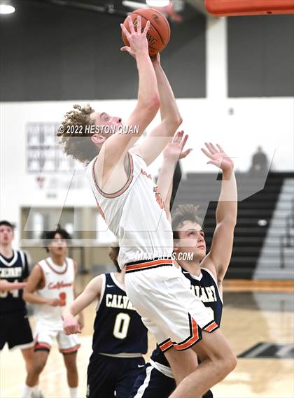 Thumbnail 2 in Calvary Chapel vs. California (Tustin Holiday Classic) photogallery.