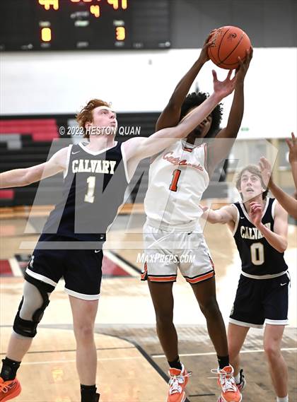 Thumbnail 1 in Calvary Chapel vs. California (Tustin Holiday Classic) photogallery.