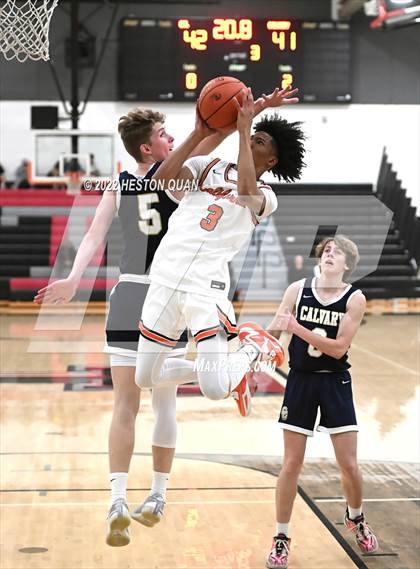 Thumbnail 2 in Calvary Chapel vs. California (Tustin Holiday Classic) photogallery.