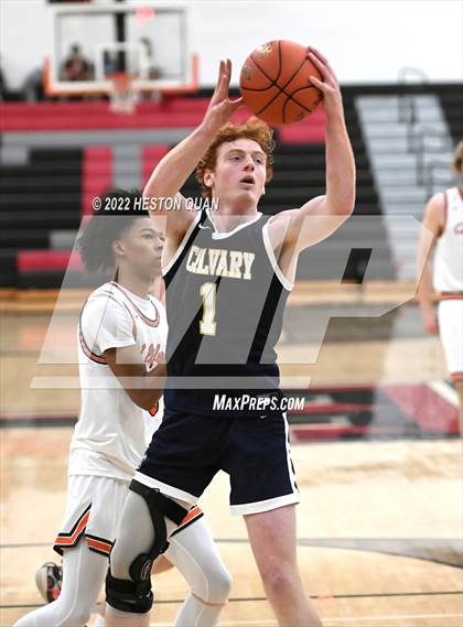Thumbnail 3 in Calvary Chapel vs. California (Tustin Holiday Classic) photogallery.